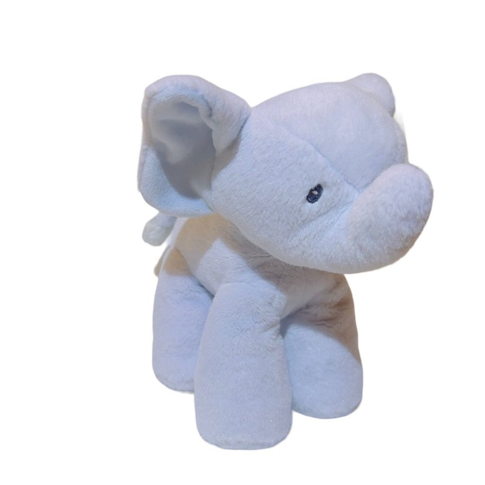 Edgehill Collection GUND Grey‎ Elephant 9” Plush Stuffed Animal Beanie Feet Toy